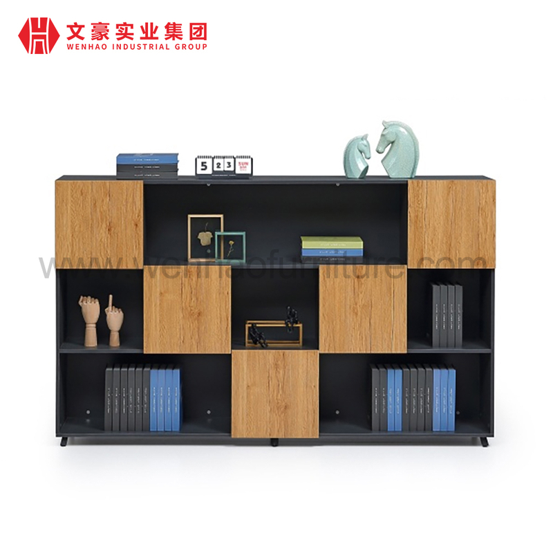 Gabinete de madera grande de la grada del estante para libros de la oficina del archivador grande del almacenamiento de los muebles de oficina del diseño de lujo moderno