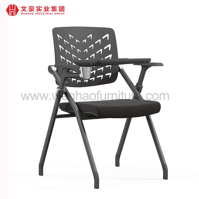 Silla de entrenamiento plegable con patas de acero, mesa y sillas para ordenador, suministro de muebles de oficina