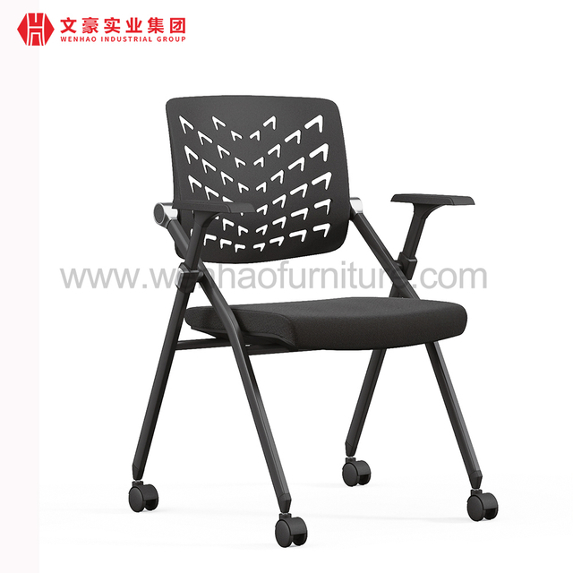 Silla de entrenamiento plegable con ruedas, mesa y sillas apilables para ordenador, distribuidores de muebles de oficina