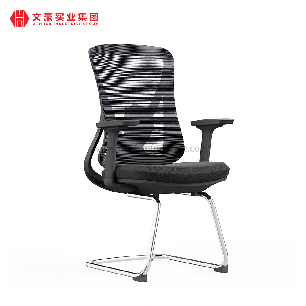 La mejor silla de trabajo de oficina con respaldo, sillas de acero para reuniones y conferencias